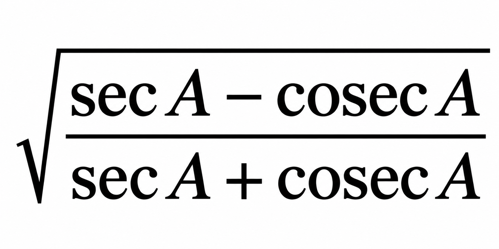 If 3 tan A = 4, then the value of the given expression is: - question image